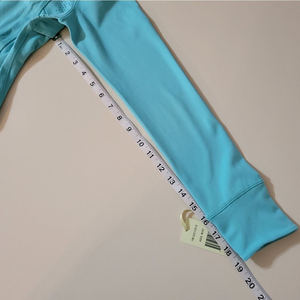 Tangerine Athleta Women's Aqua Mint Zippered Jacket - Picture 6 of 15